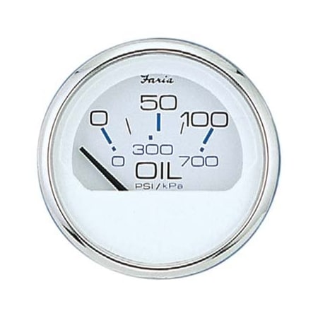 Faria Beede Instruments Gauge, Oil Press 80 Psi, No 13802 13802